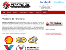 Tablet Screenshot of perkinsoil.com